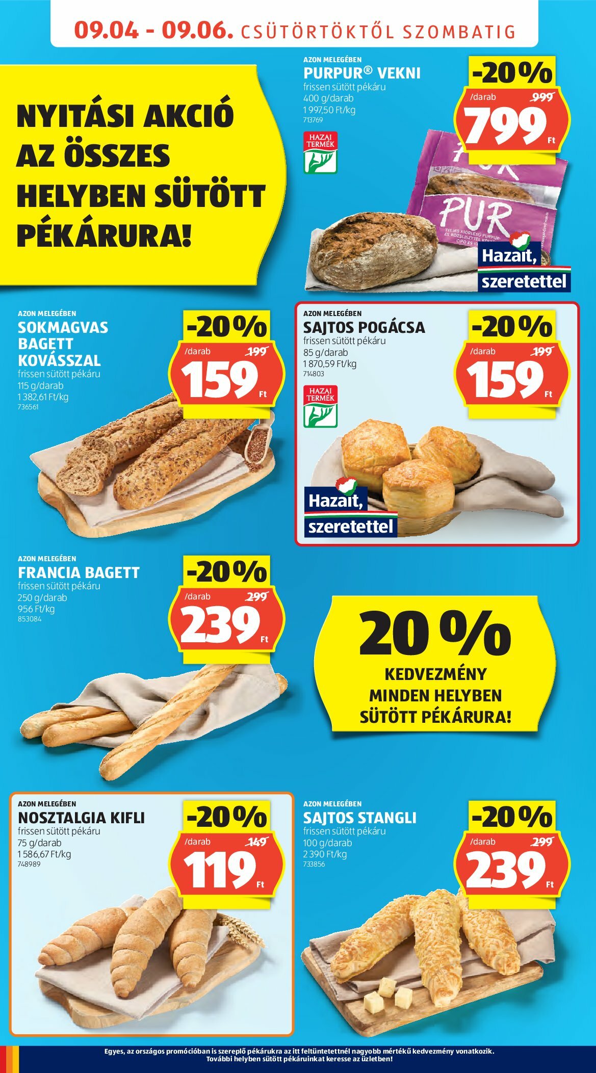 aldi - Aldi - Üzletnyitás: Eger, akciós újság, érvényes 09.04. - 09.06. - page: 6