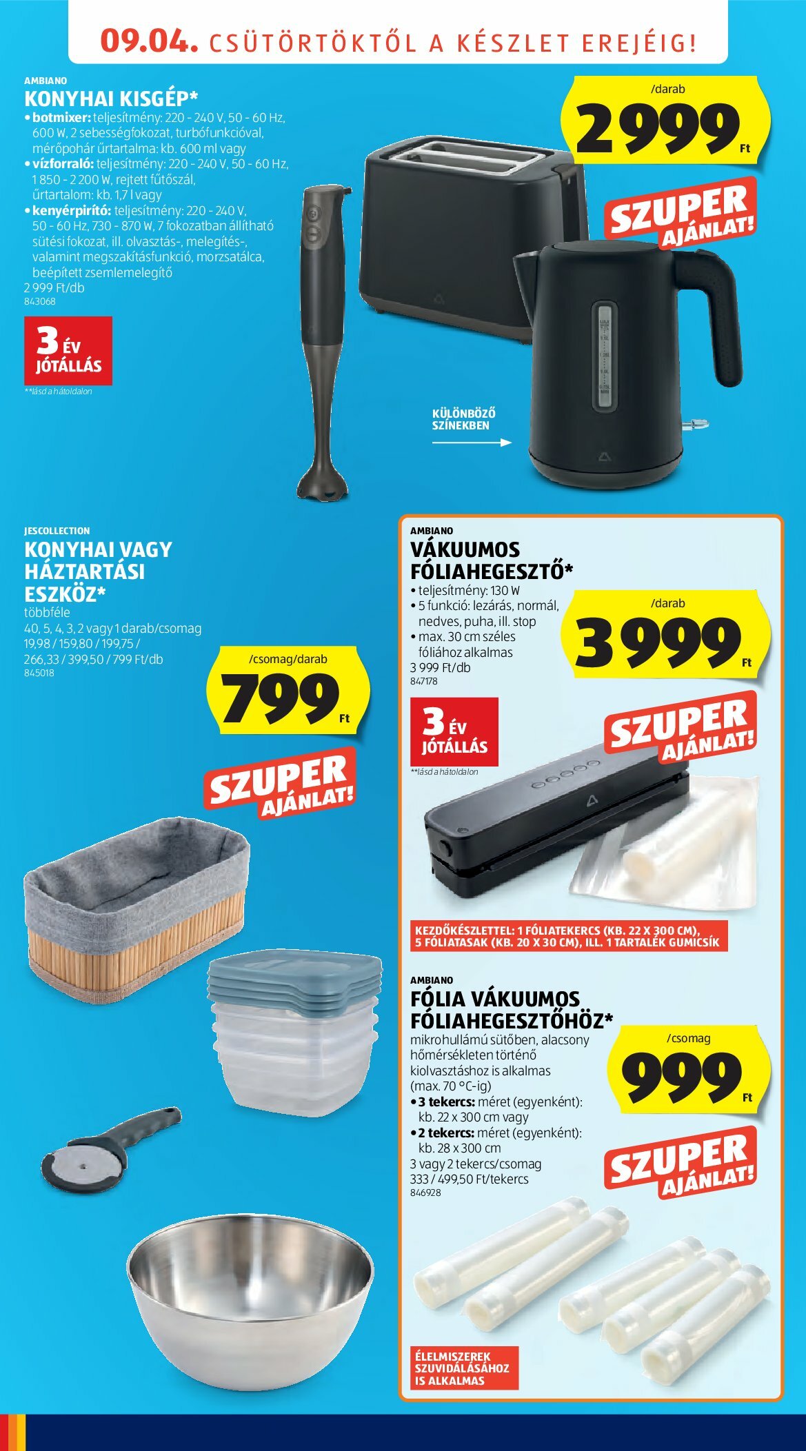 aldi - Aldi - Üzletnyitás: Eger, akciós újság, érvényes 09.04. - 09.06. - page: 10