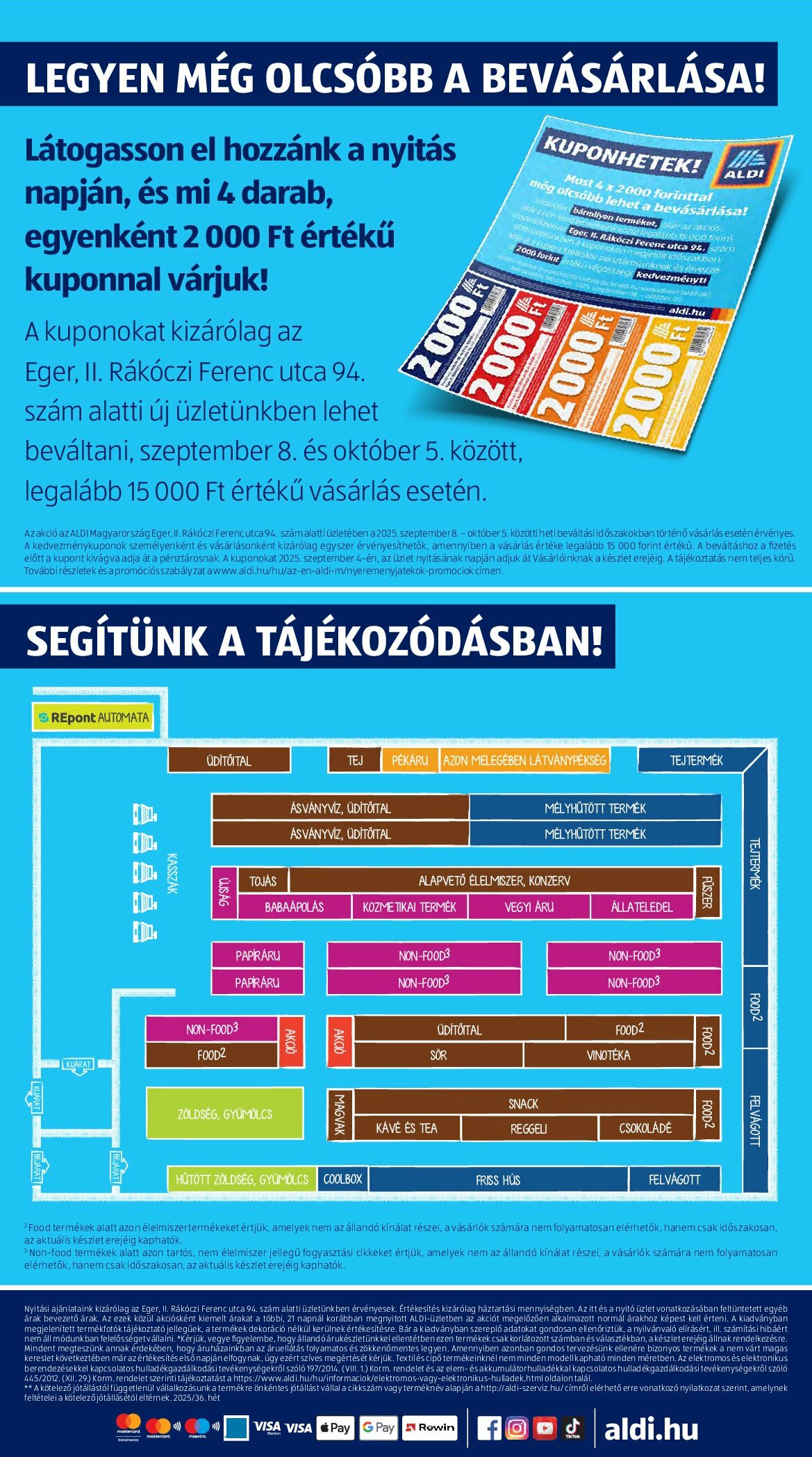 aldi - Aldi - Üzletnyitás: Eger, akciós újság, érvényes 09.04. - 09.06. - page: 16