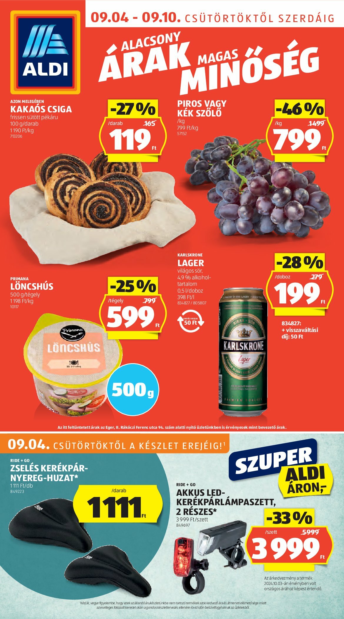 aldi - Aldi akciós újság, érvényes 09.04. - 09.10. - page: 1 aldi - Aldi akciós újság, érvényes 09.04. - 09.10. - page: 1