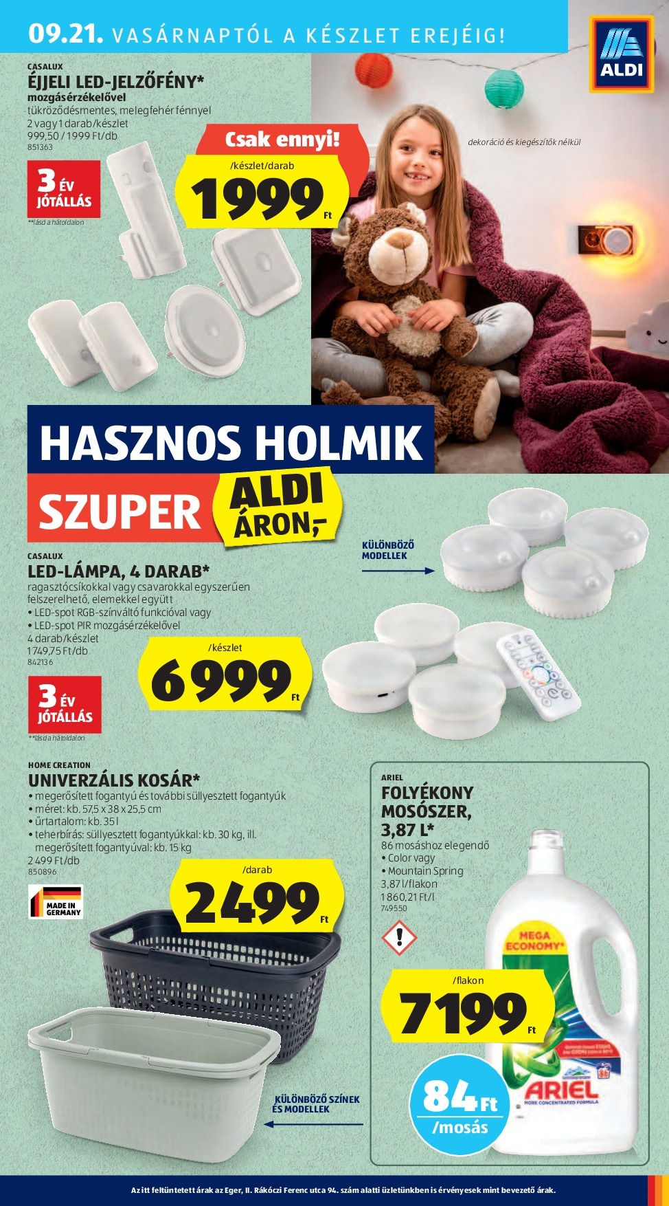aldi - Aldi - Középső sor termékei akciós újság, érvényes 09.18. - 09.24. - page: 11