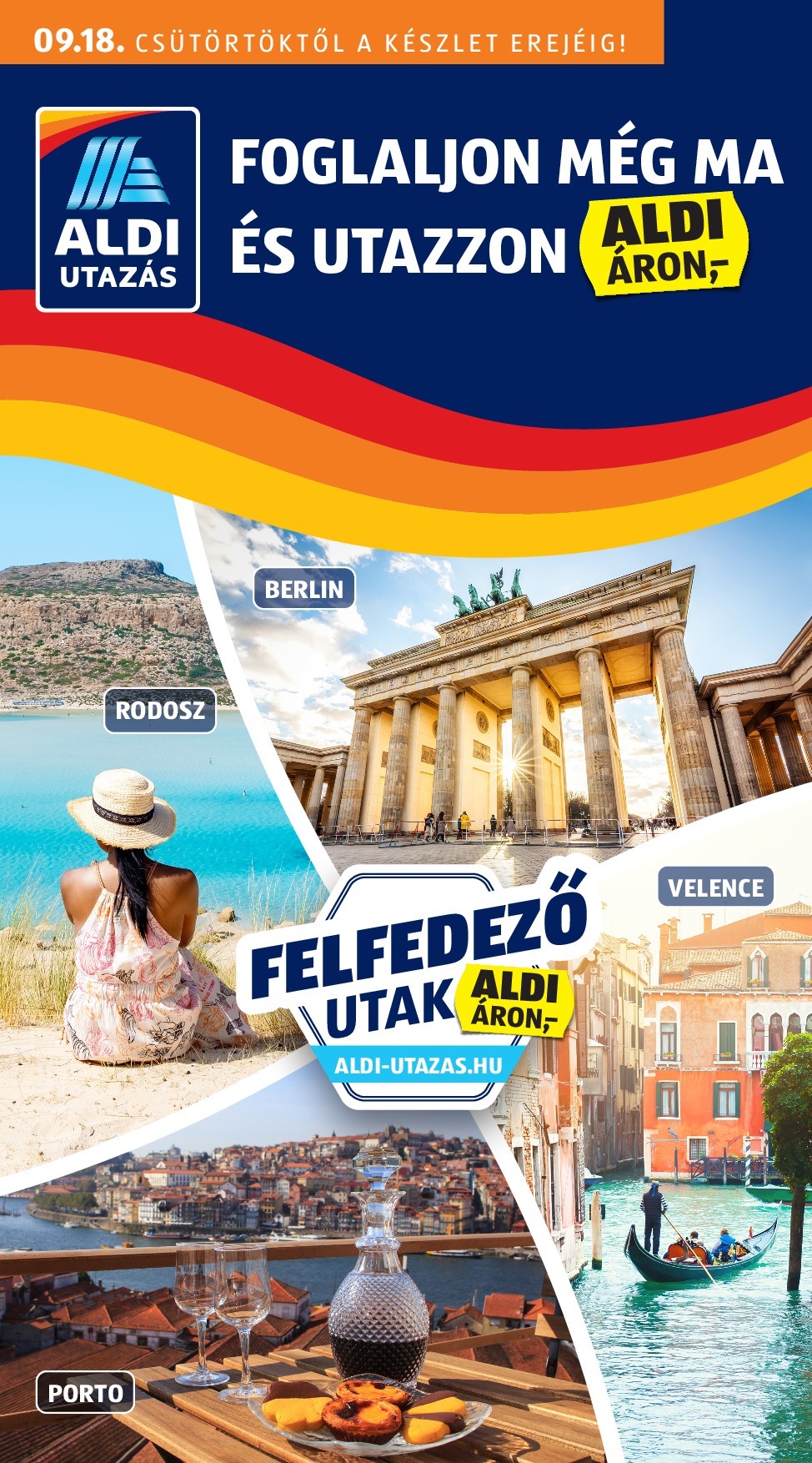 aldi - Aldi - Utazás katalógus akciós újság, érvényes 09.18. - 09.24.