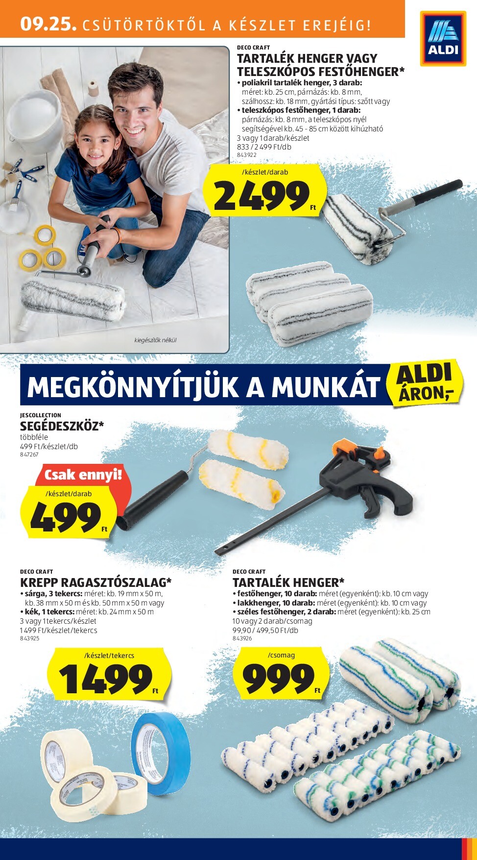 aldi - Aldi - Középső sor termékei akciós újság, érvényes 09.25. - 10.01. - page: 5