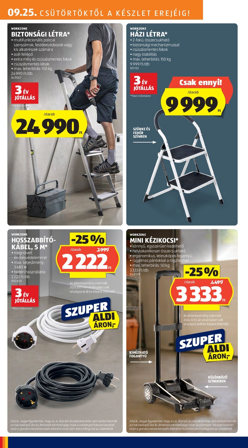 aldi - Aldi - Középső sor termékei akciós újság, érvényes 09.25. - 10.01. - page: 6