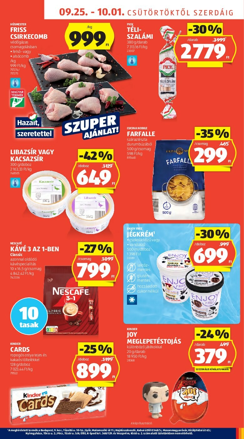 aldi - Aldi akciós újság, érvényes 09.25. - 10.01. - page: 9