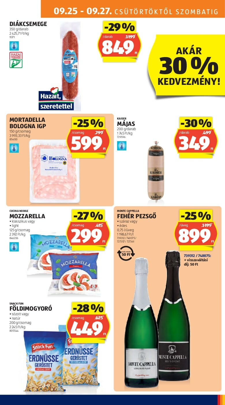 aldi - Aldi akciós újság, érvényes 09.25. - 10.01. - page: 11
