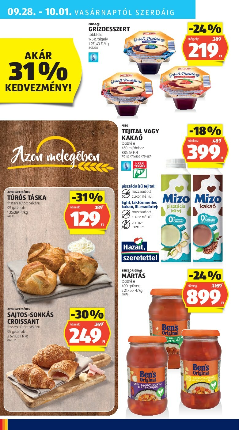 aldi - Aldi akciós újság, érvényes 09.25. - 10.01. - page: 28