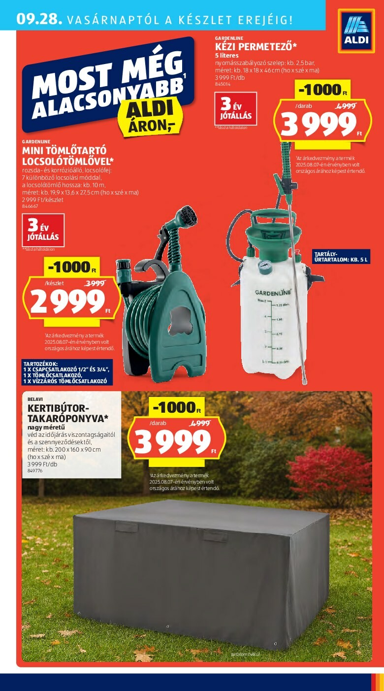 aldi - Aldi akciós újság, érvényes 09.25. - 10.01. - page: 43