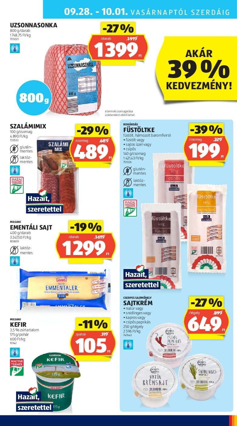 aldi - Aldi akciós újság, érvényes 09.25. - 10.01. - page: 27