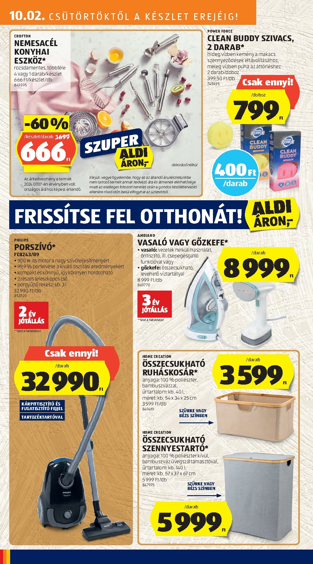 aldi - Aldi - Középső sor termékei akciós újság, érvényes 10.02. - 10.08. - page: 4