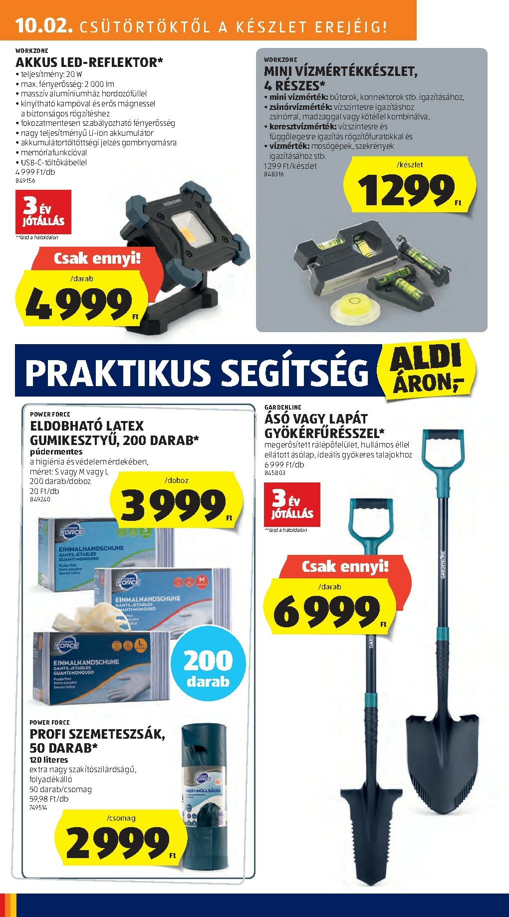 aldi - Aldi - Középső sor termékei akciós újság, érvényes 10.02. - 10.08. - page: 6