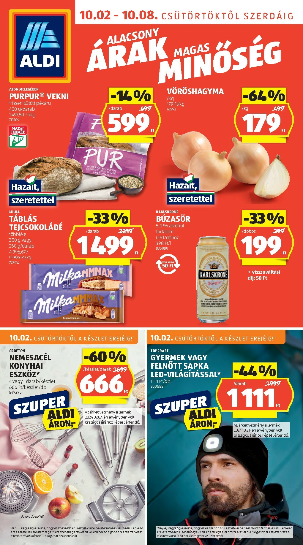 aldi - Aldi akciós újság, érvényes 10.02. - 10.08.