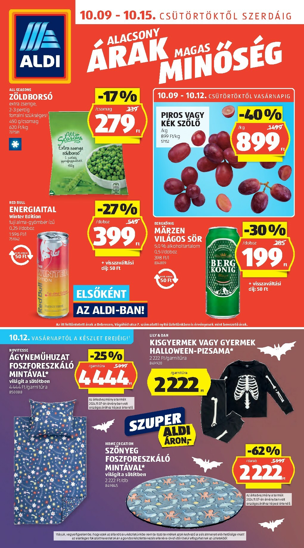 aldi - Aldi akciós újság, érvényes 10.09. - 10.15.