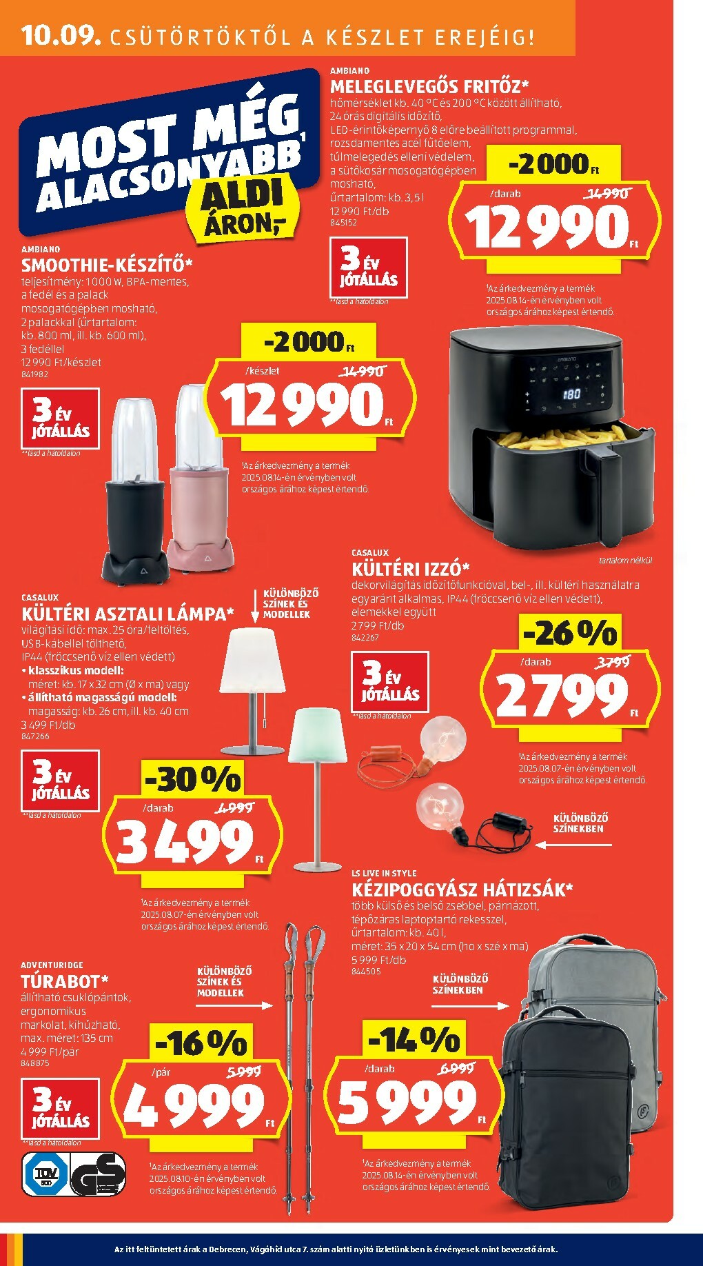 aldi - Aldi - ALDI Középső sor termékei akciós újság, érvényes 10.09. - 10.15. - page: 2