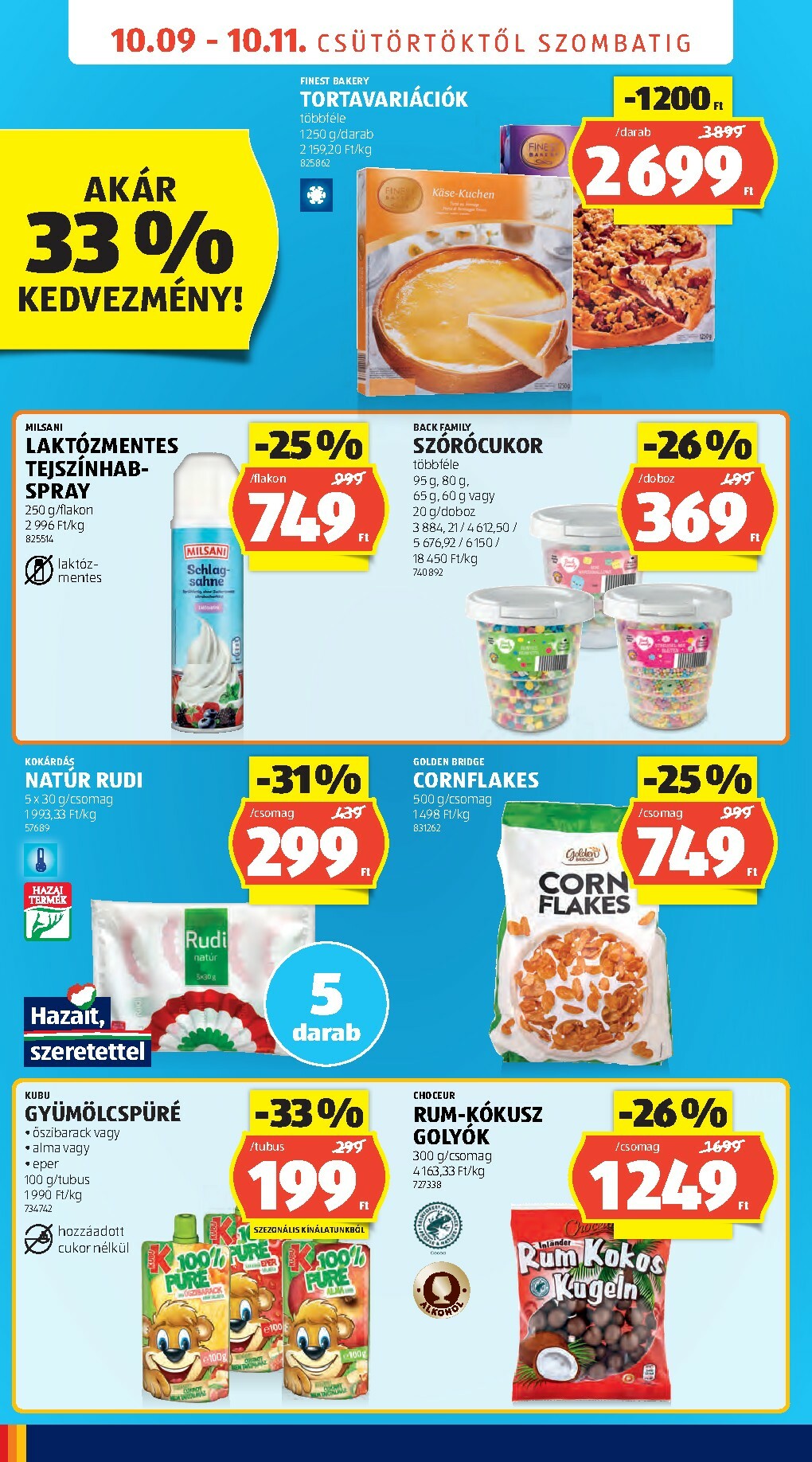 aldi - Aldi - Üzletnyitás: Debrecen, akciós újság, érvényes 10.09. - 10.11. - page: 4
