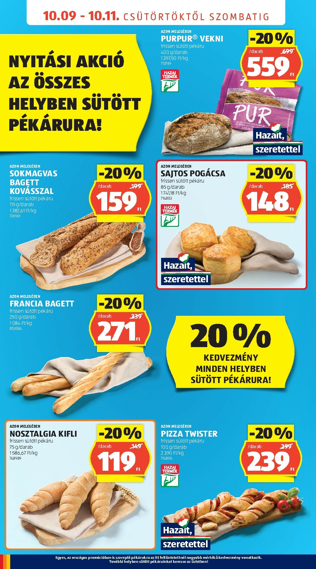 aldi - Aldi - Üzletnyitás: Debrecen, akciós újság, érvényes 10.09. - 10.11. - page: 6