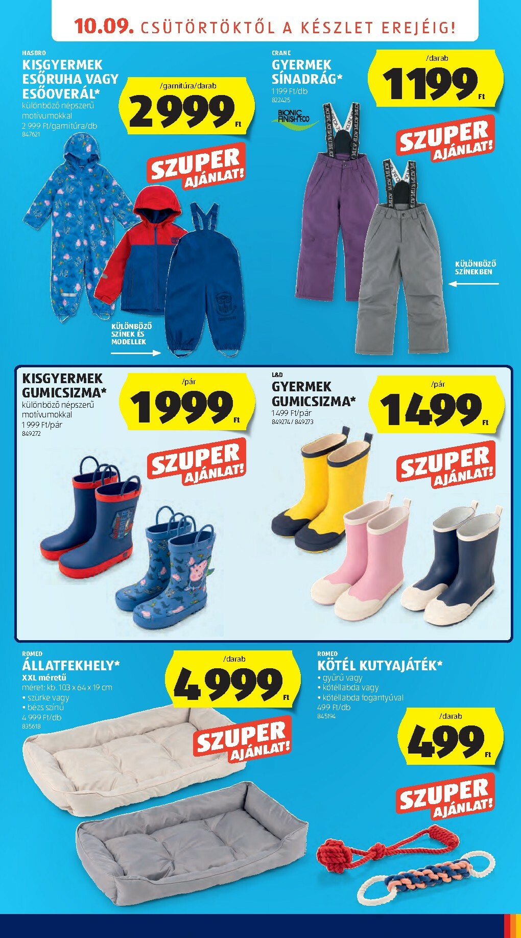 aldi - Aldi - Üzletnyitás: Debrecen, akciós újság, érvényes 10.09. - 10.11. - page: 15