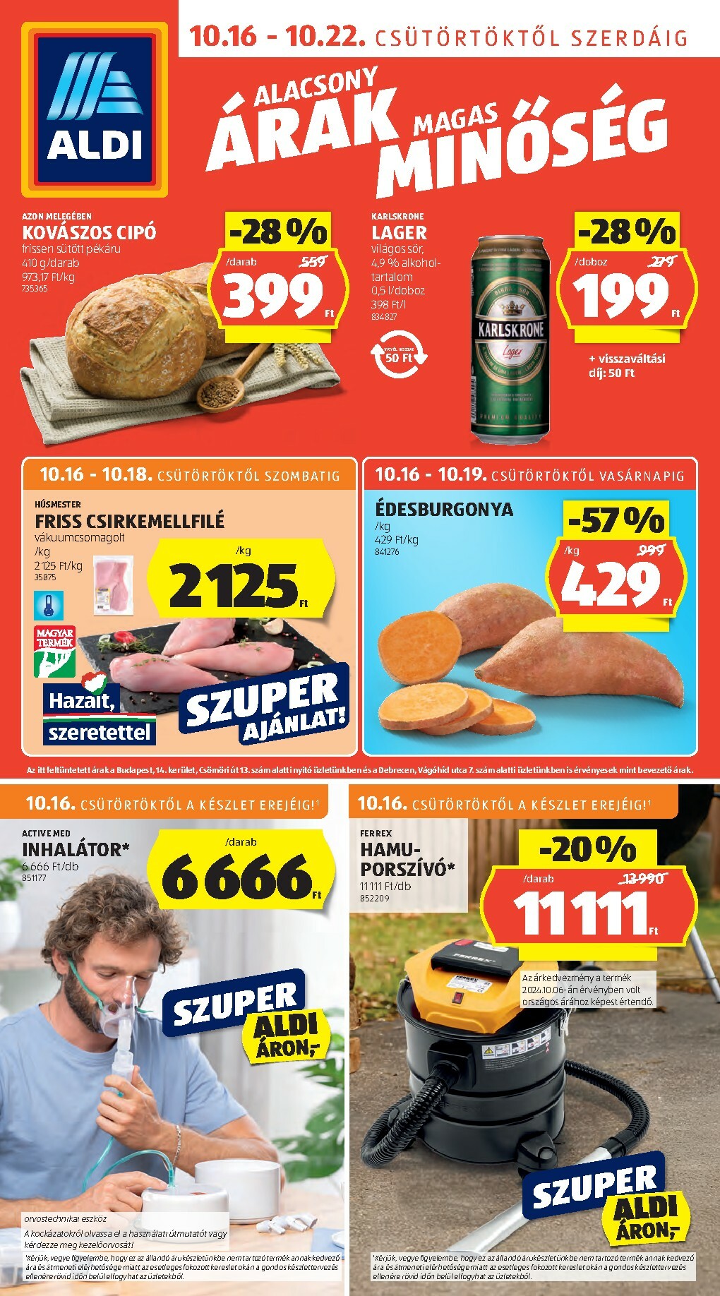 aldi - Aldi akciós újság, érvényes 10.16. - 10.22.