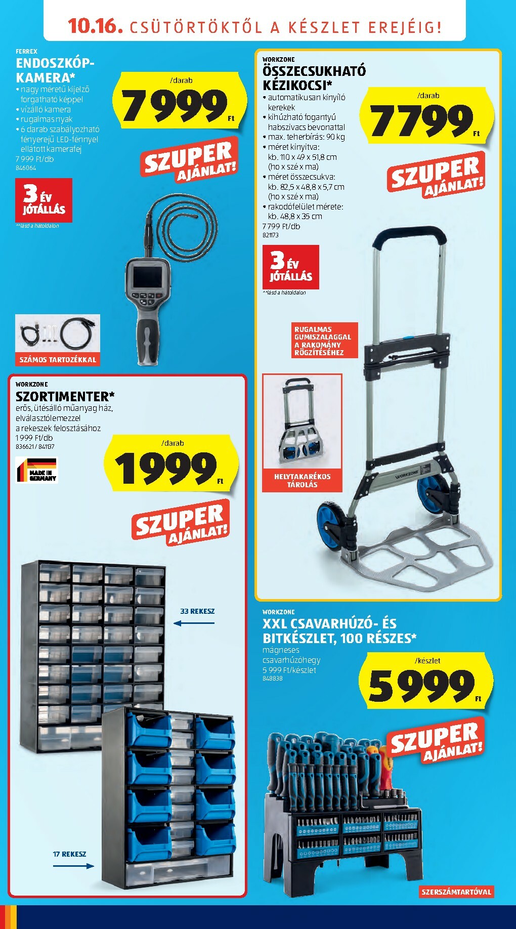 aldi - Aldi - Üzletnyitás: Budapest, akciós újság, érvényes 10.16. - 10.18. - page: 10