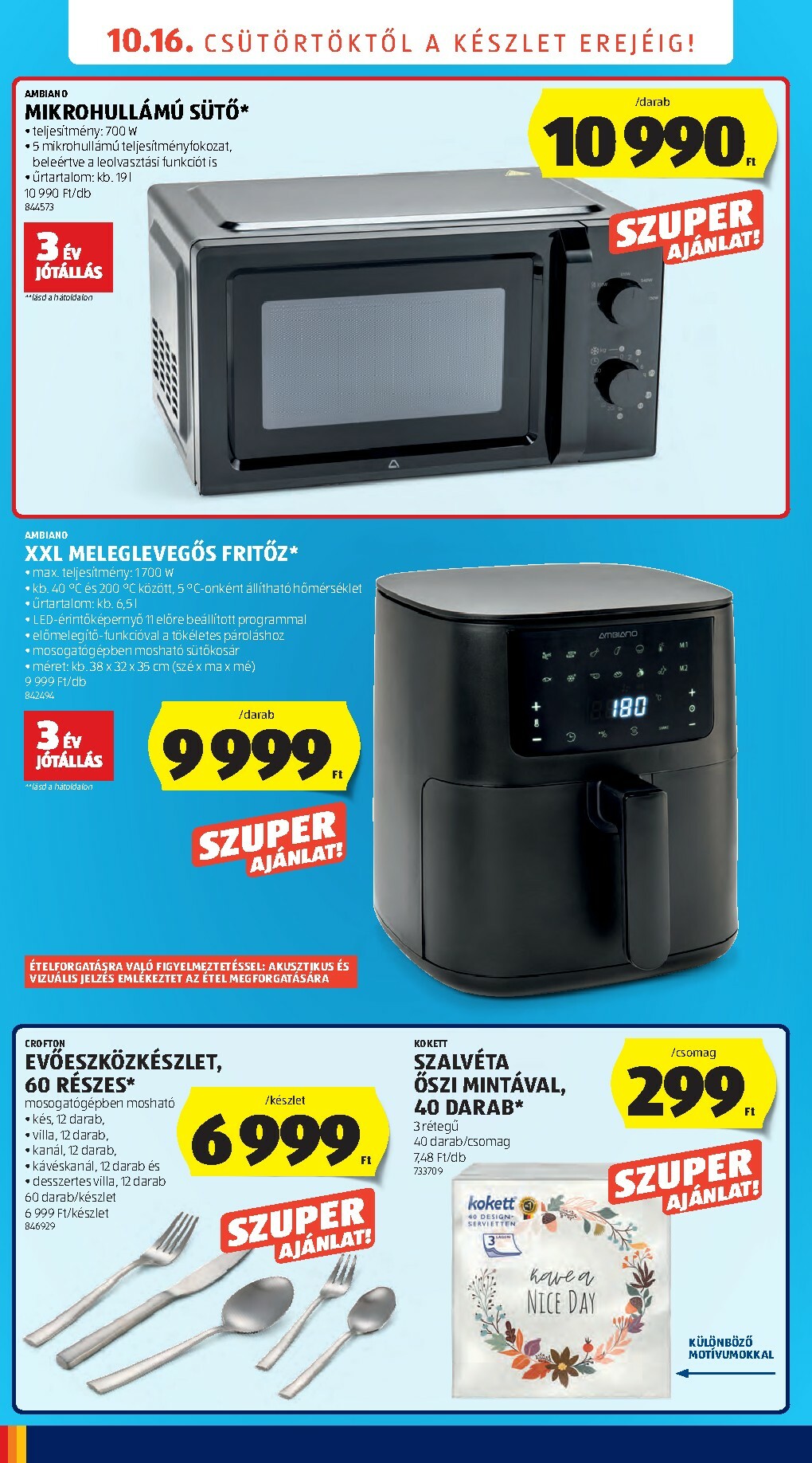 aldi - Aldi - Üzletnyitás: Budapest, akciós újság, érvényes 10.16. - 10.18. - page: 16