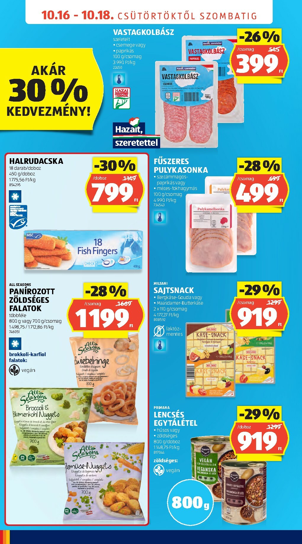 aldi - Aldi - Üzletnyitás: Budapest, akciós újság, érvényes 10.16. - 10.18. - page: 2