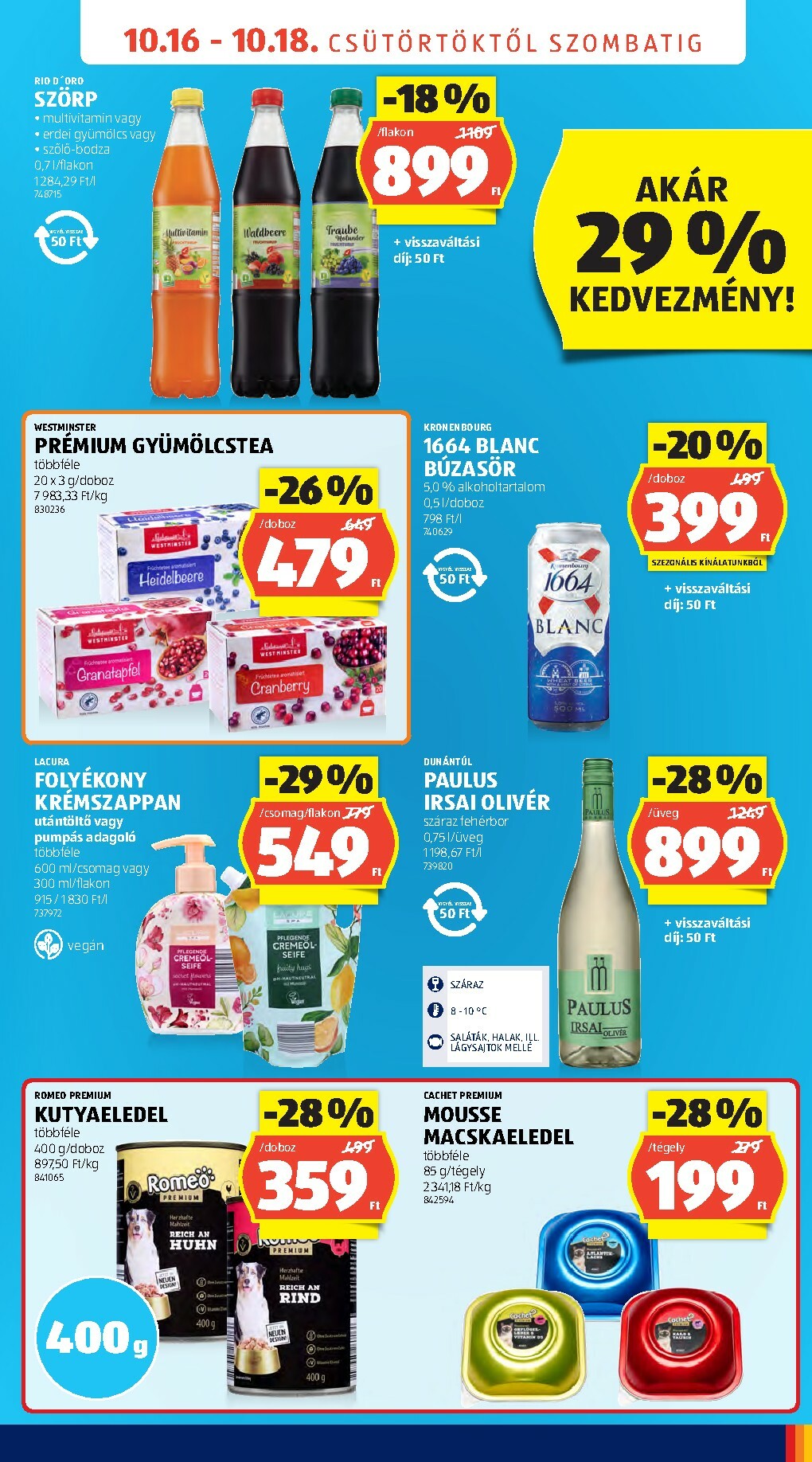 aldi - Aldi - Üzletnyitás: Budapest, akciós újság, érvényes 10.16. - 10.18. - page: 5