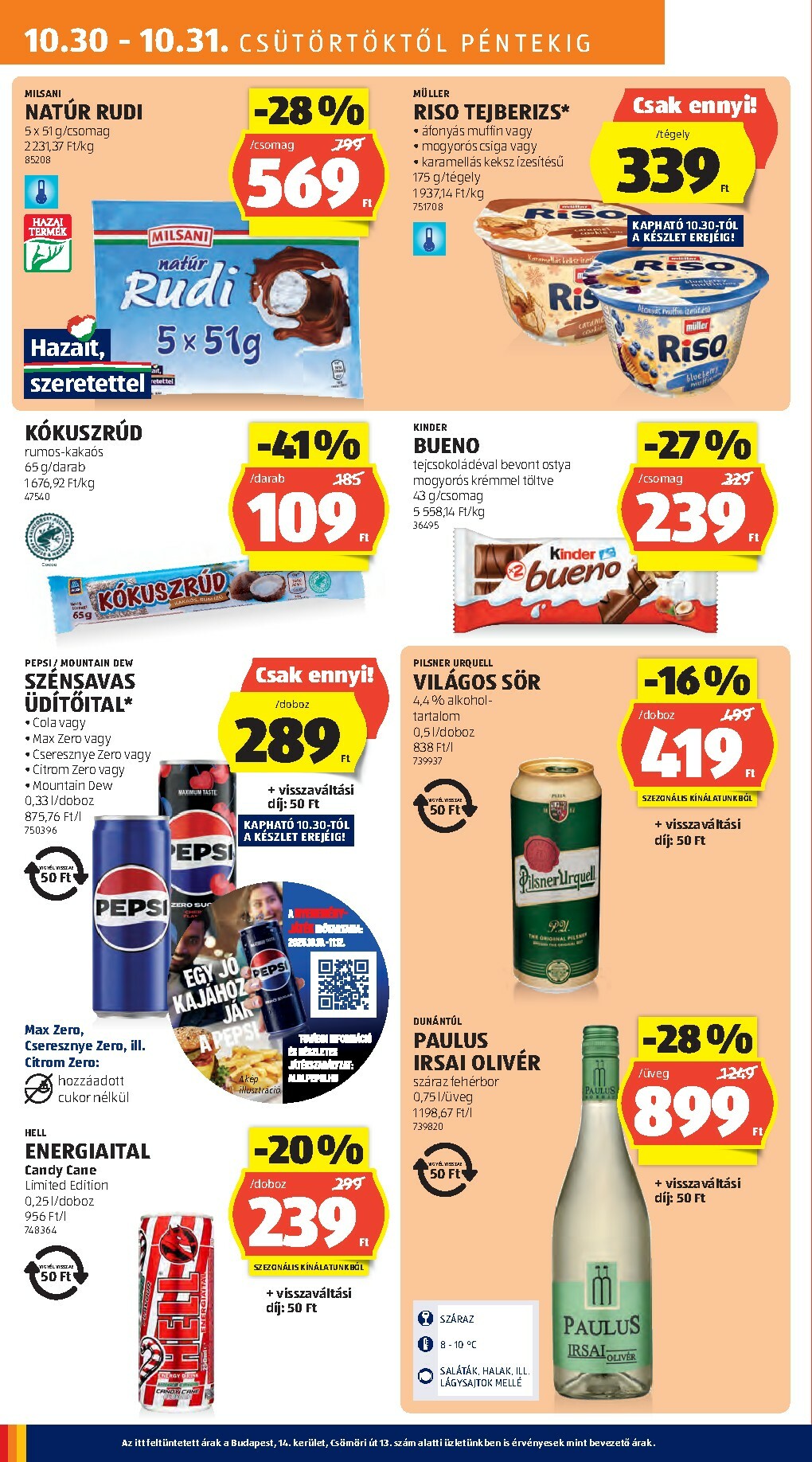 aldi - Aldi akciós újság, érvényes 10.30. - 11.05. - page: 12 aldi - Aldi akciós újság, érvényes 10.30. - 11.05. - page: 12