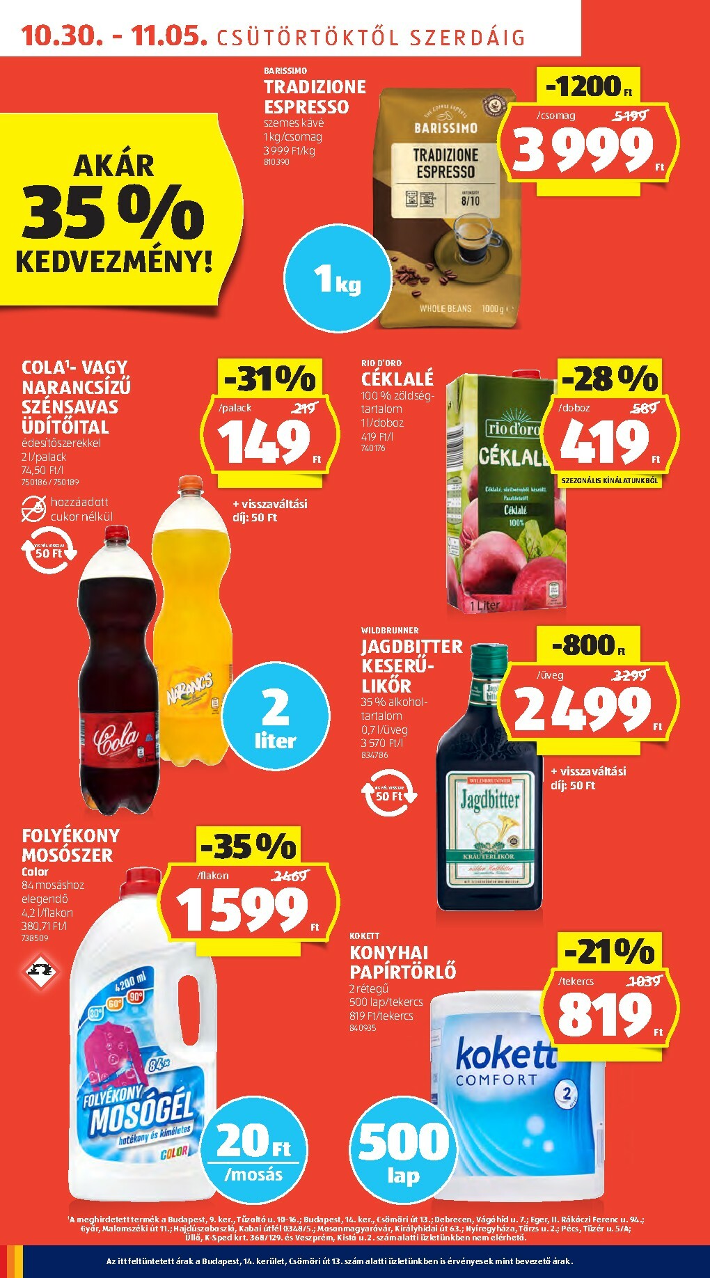 aldi - Aldi akciós újság, érvényes 10.30. - 11.05. - page: 16 aldi - Aldi akciós újság, érvényes 10.30. - 11.05. - page: 16
