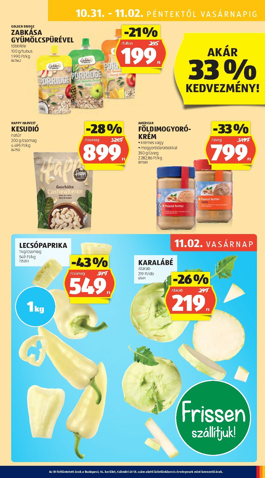 aldi - Aldi akciós újság, érvényes 10.30. - 11.05. - page: 33 aldi - Aldi akciós újság, érvényes 10.30. - 11.05. - page: 33