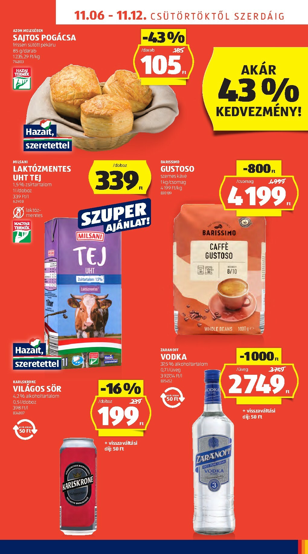 aldi - Aldi akciós újság, érvényes 11.06. - 11.12. - page: 15