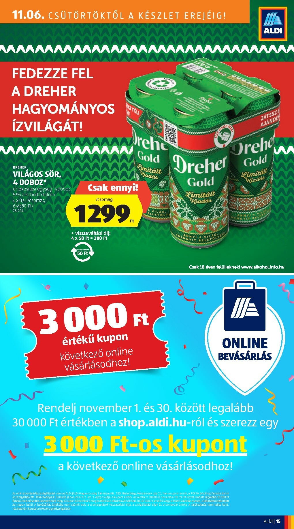 aldi - Aldi akciós újság, érvényes 11.06. - 11.12. - page: 23