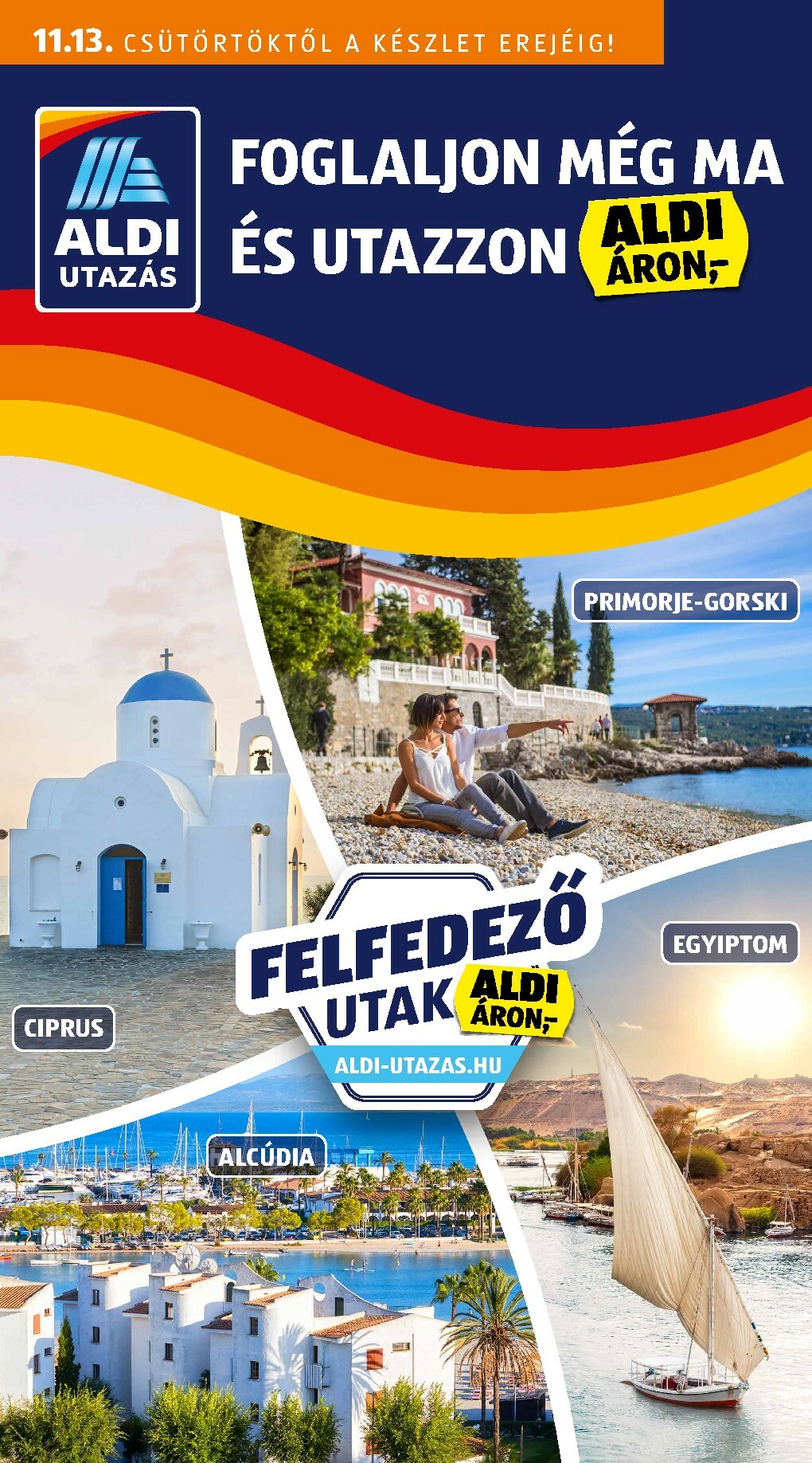 aldi - Aldi - Utazás katalógus akciós újság, érvényes 11.13. - 11.19.