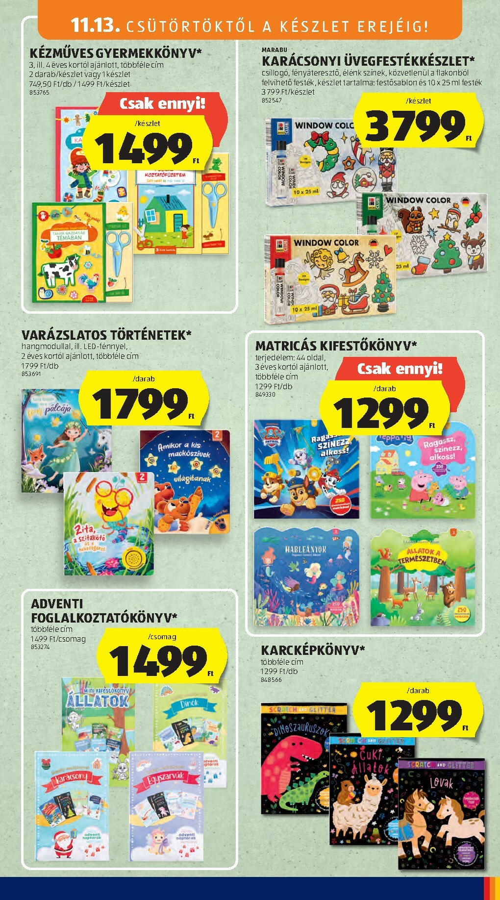 aldi - Aldi - Középső sor termékei akciós újság, érvényes 11.13. - 11.19. - page: 7