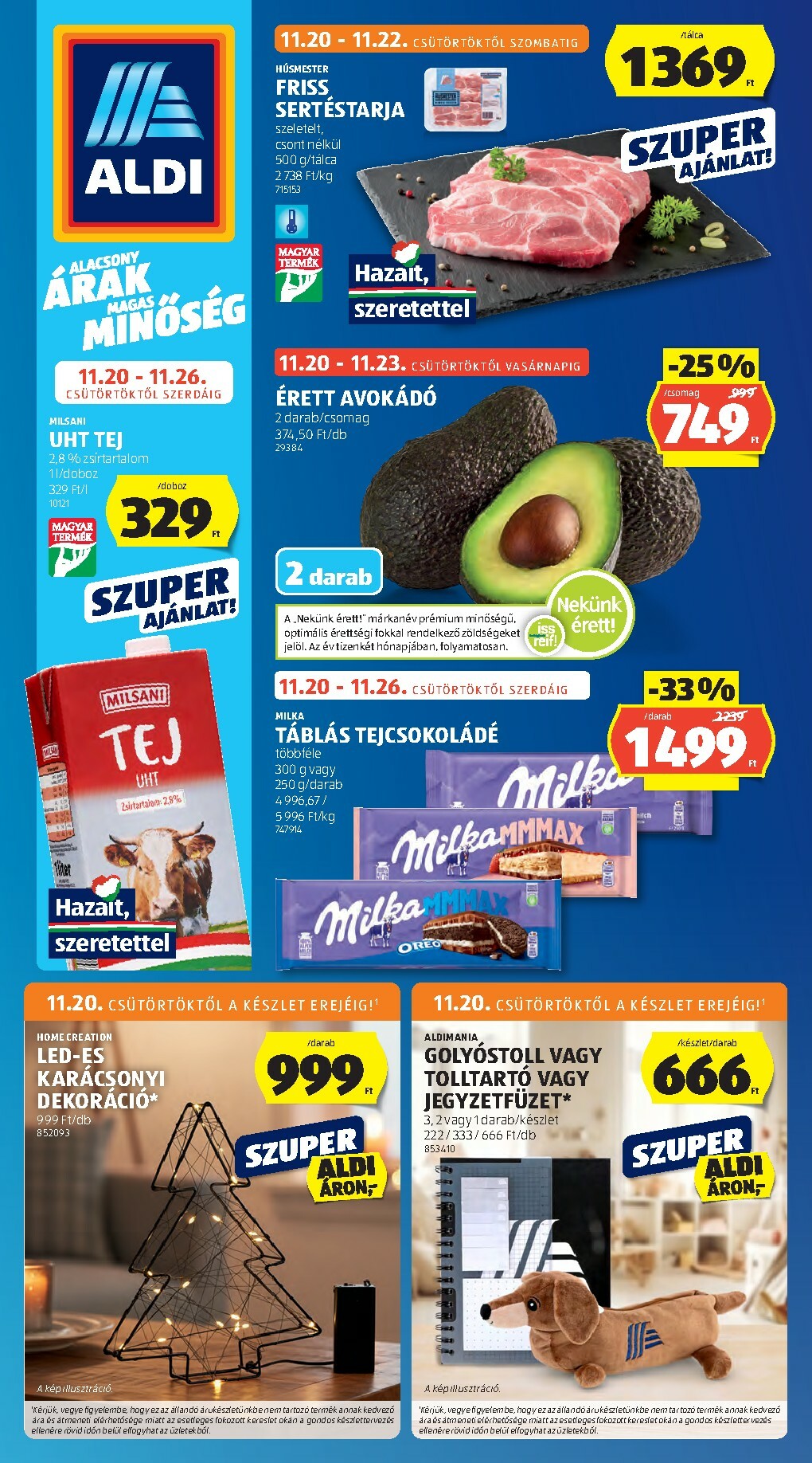aldi - Aldi akciós újság, érvényes 11.20. - 11.26.