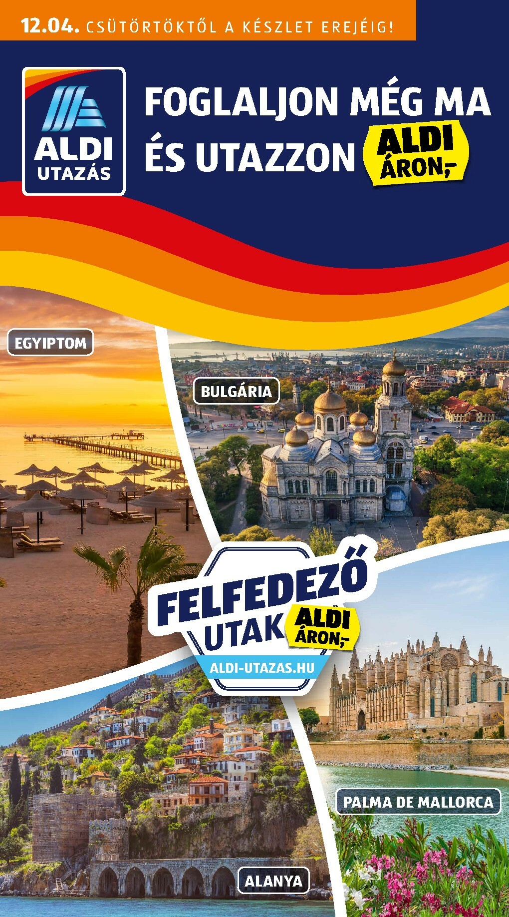 aldi - Aldi - Utazás katalógus akciós újság, érvényes 12.04. - 12.24.