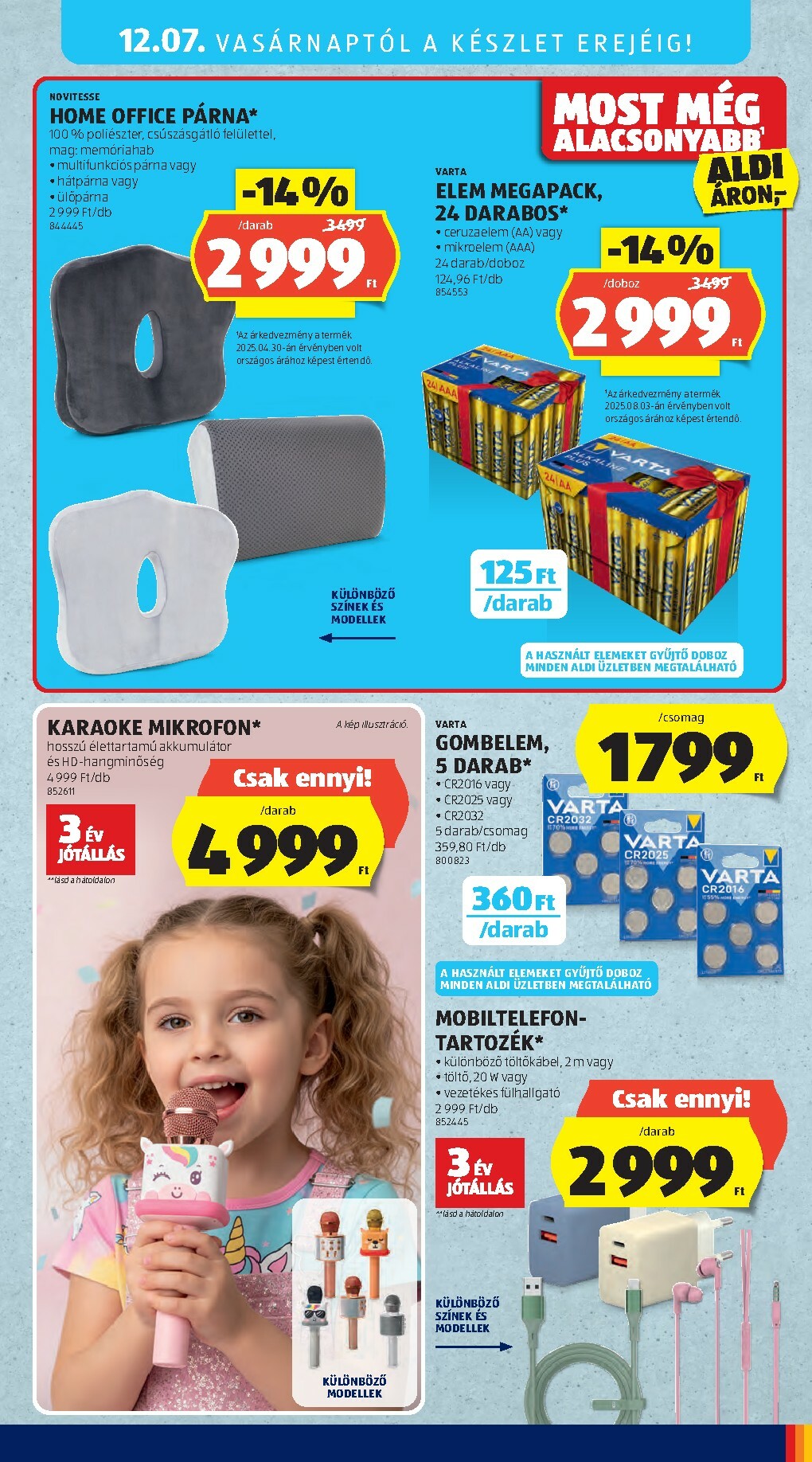 aldi - Aldi - Középső sor termékei akciós újság, érvényes 12.04. - 12.24. - page: 15