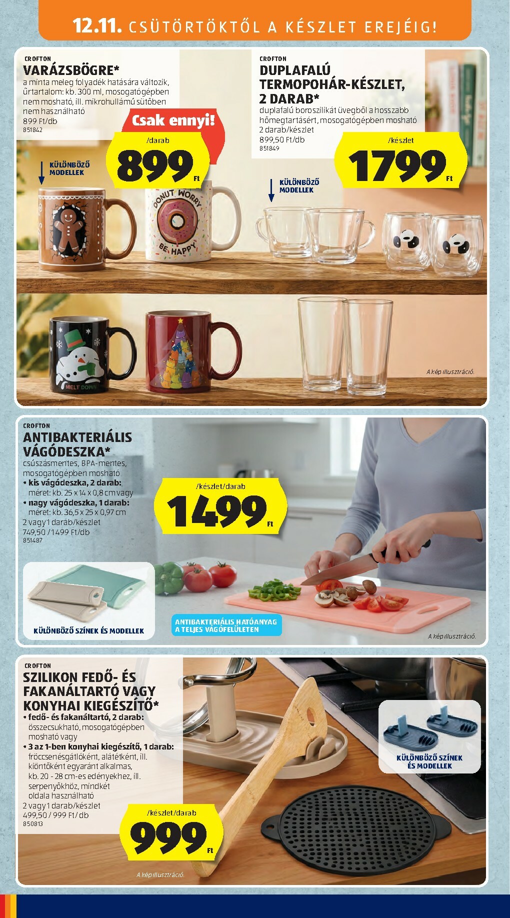 aldi - Aldi - Középső sor termékei akciós újság, érvényes 12.11. - 12.17. - page: 6