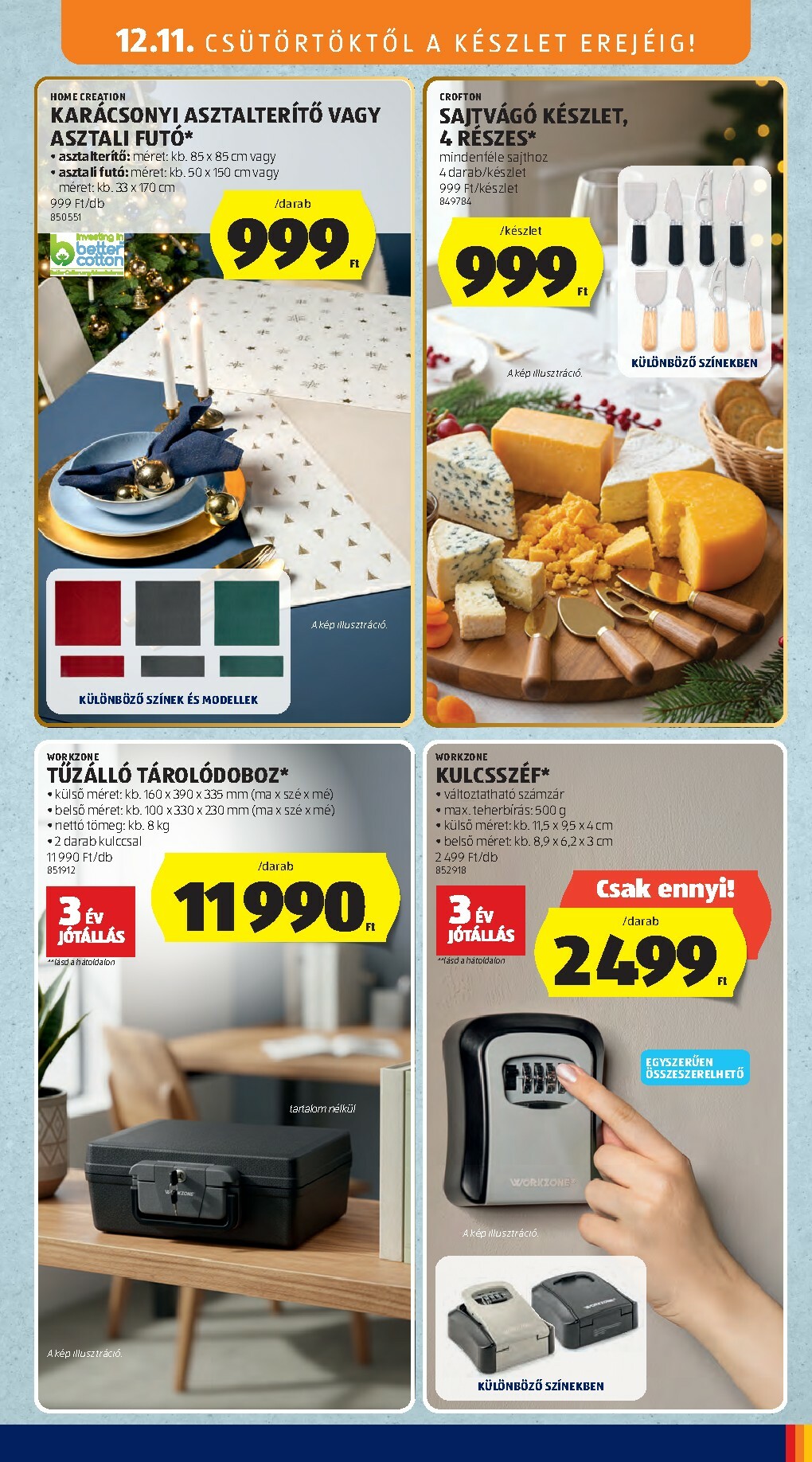 aldi - Aldi - Középső sor termékei akciós újság, érvényes 12.11. - 12.17. - page: 7