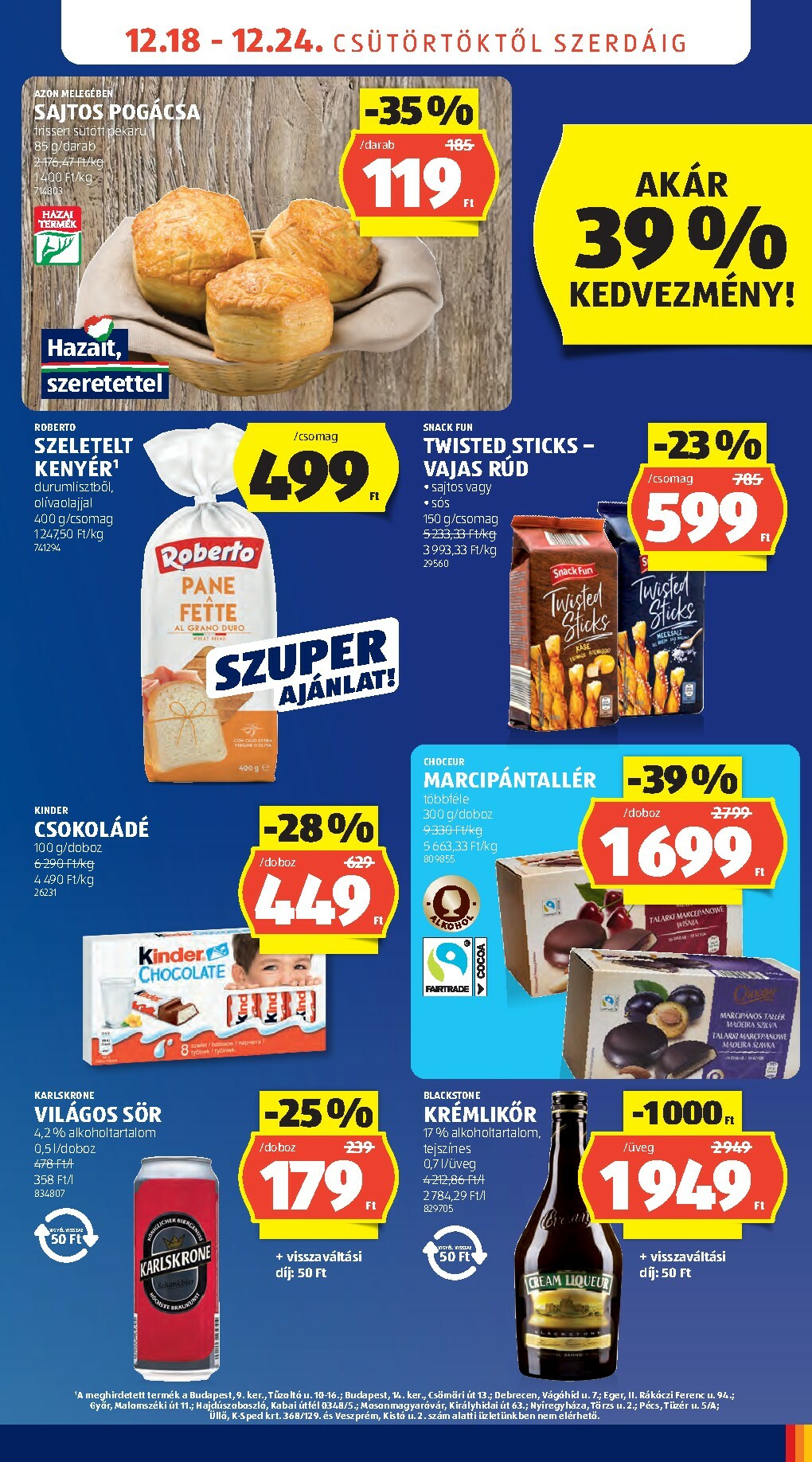 aldi - Aldi akciós újság, érvényes 12.18. - 12.24. - page: 15