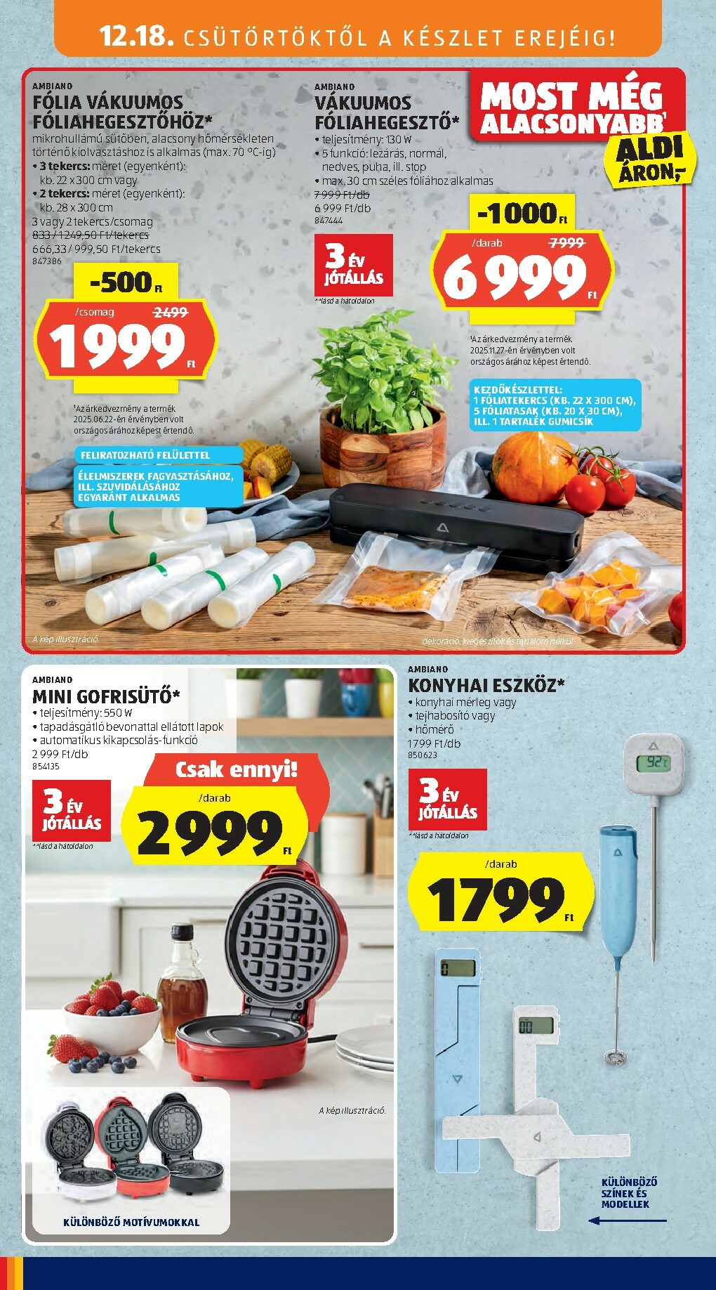 aldi - Aldi - Középső sor termékei akciós újság, érvényes 12.18. - 12.31. - page: 6