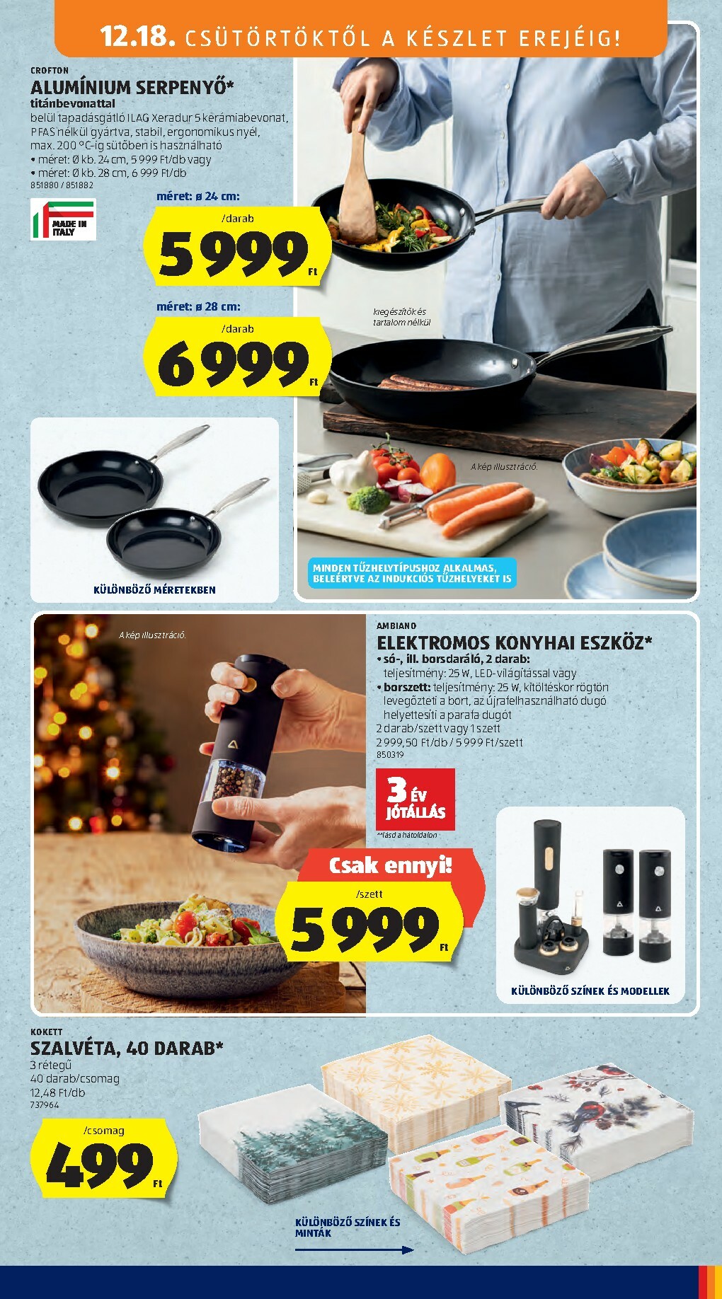 aldi - Aldi - Középső sor termékei akciós újság, érvényes 12.18. - 12.31. - page: 7