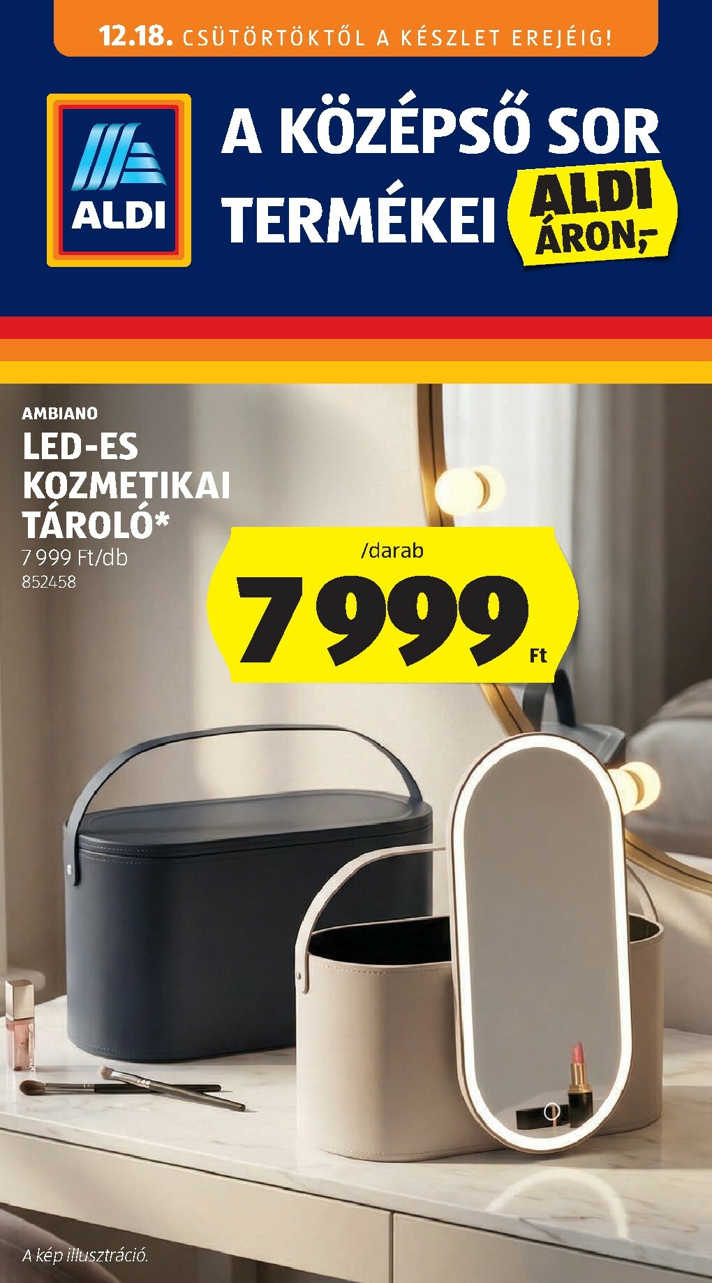 aldi - Aldi - Középső sor termékei akciós újság, érvényes 12.18. - 12.31.