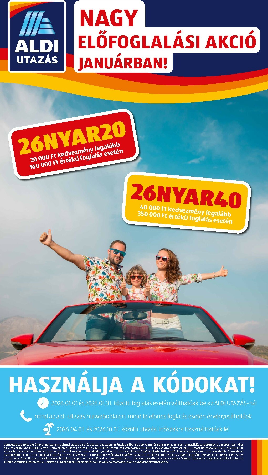aldi - Aldi - Utazás katalógus akciós újság, érvényes 01.01. - 01.31.