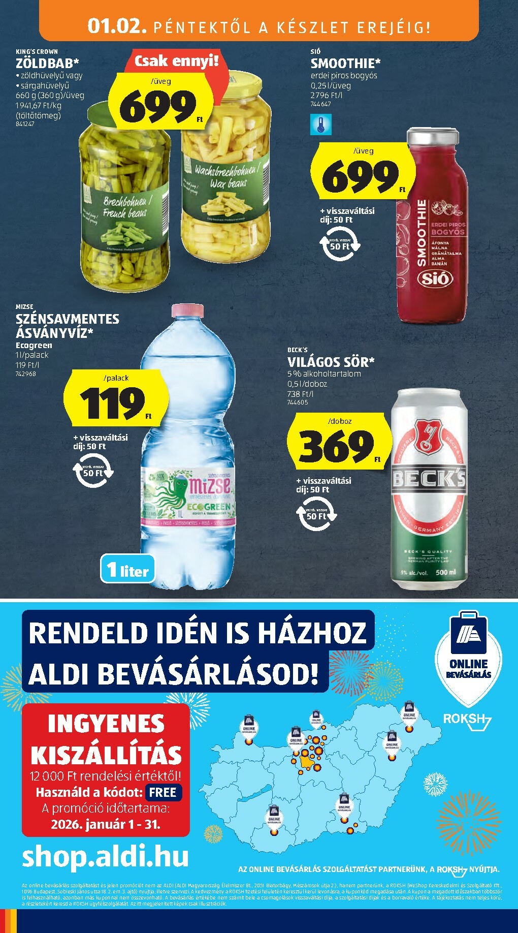 aldi - Aldi akciós újság, érvényes 01.02. - 01.07. - page: 14
