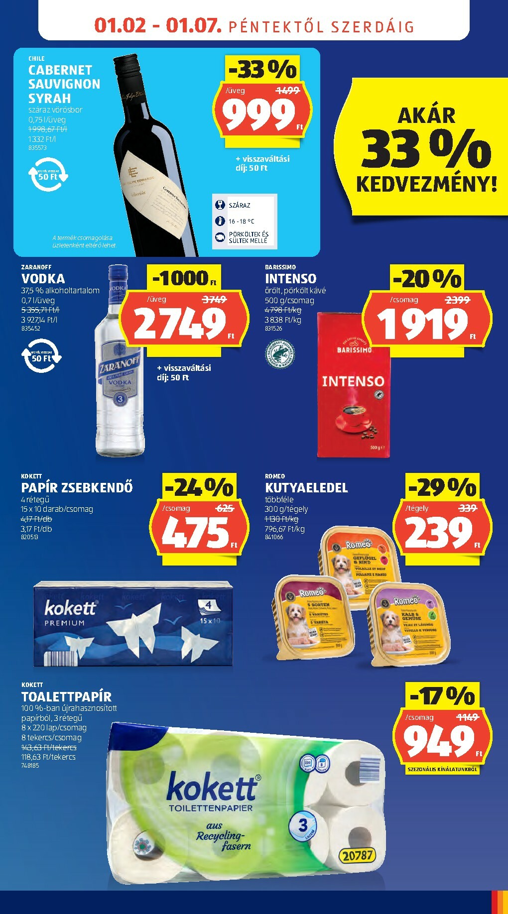 aldi - Aldi akciós újság, érvényes 01.02. - 01.07. - page: 11