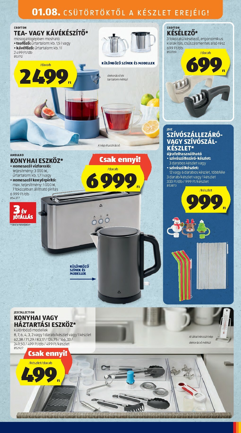 aldi - Aldi - Középső sor termékei akciós újság, érvényes 01.08. - 01.14. - page: 7