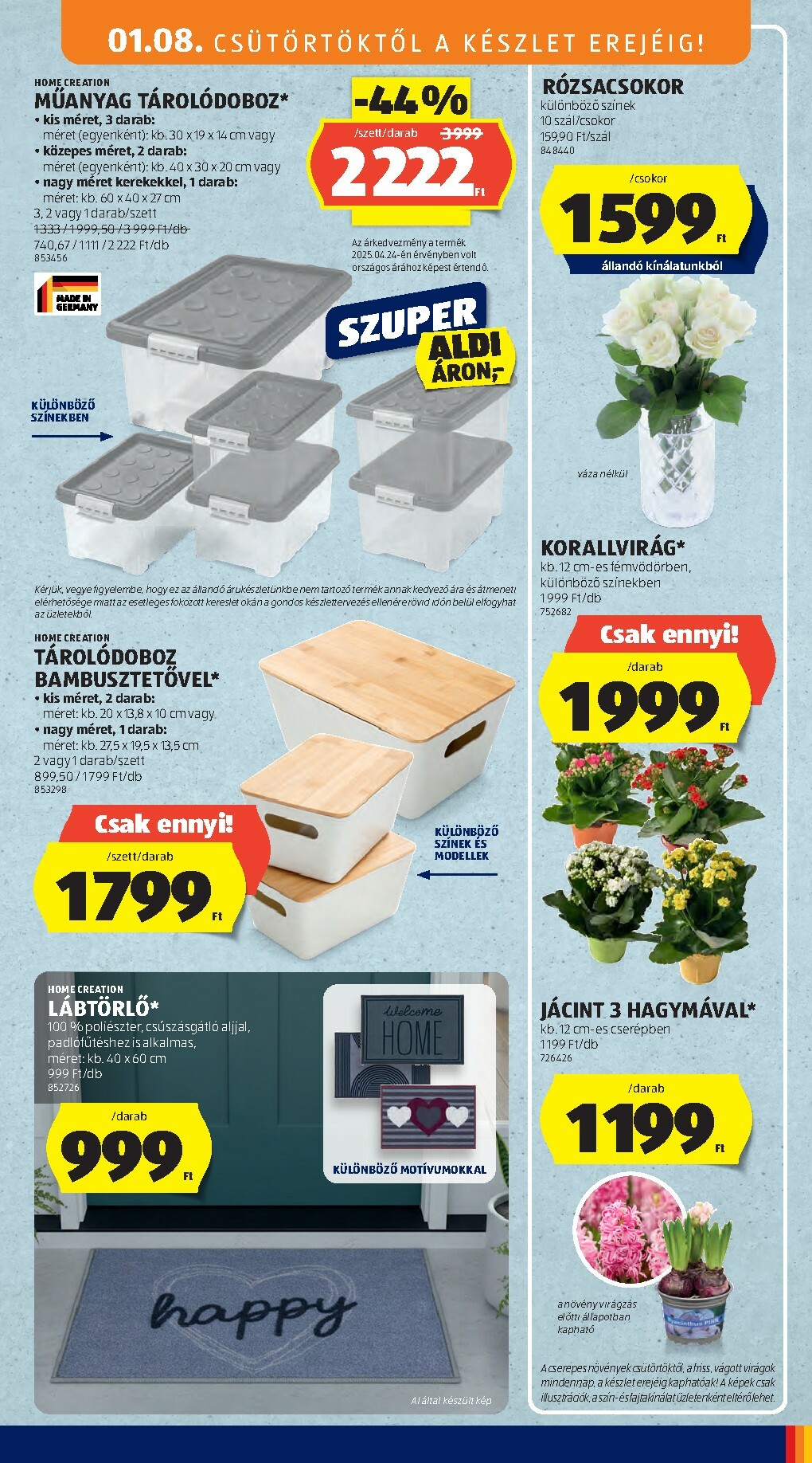 aldi - Aldi - Középső sor termékei akciós újság, érvényes 01.08. - 01.14. - page: 5