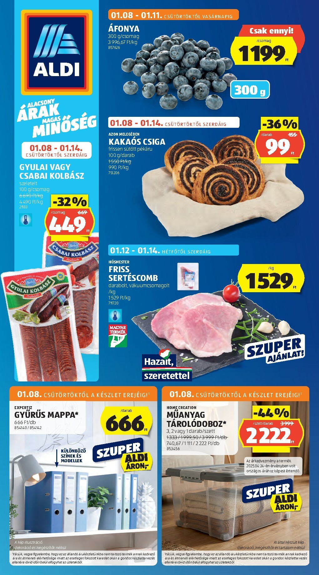 aldi - Aldi akciós újság, érvényes 01.08. - 01.14.