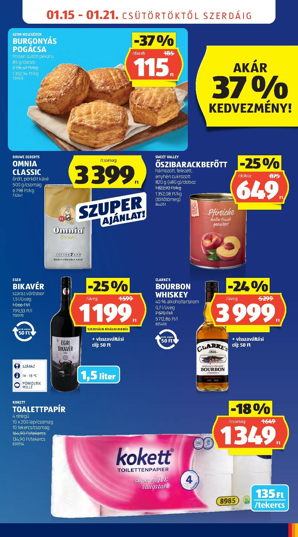 aldi - Aldi akciós újság, érvényes 01.15. - 01.21. - page: 15