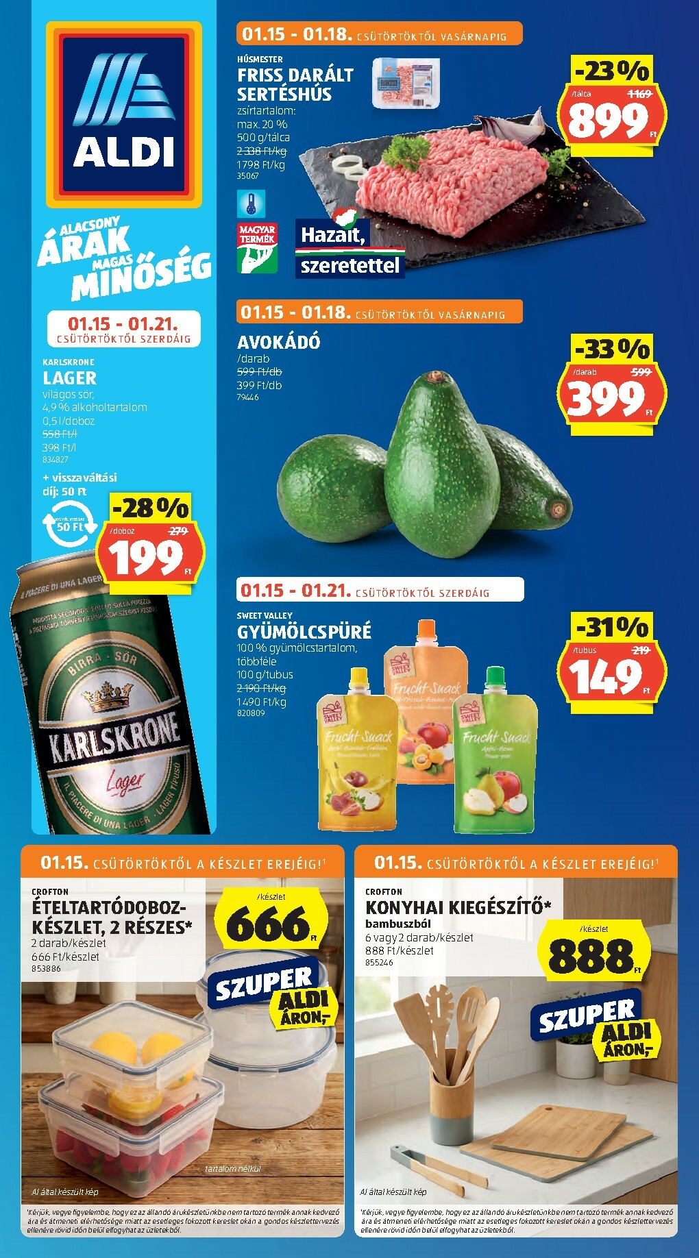 aldi - Aldi akciós újság, érvényes 01.15. - 01.21.